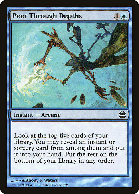 Peer Through Depths (Foil) - Modern Masters