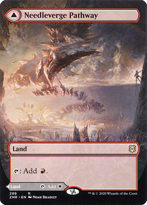 Needleverge Pathway (Borderless) - Zendikar Rising