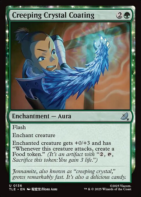 Creeping Crystal Coating (Foil) - Avatar: The Last Airbender: Eternal-Legal