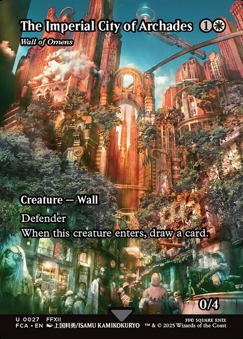 The Imperial City of Archades - Wall of Omens (Showcase) - FINAL FANTASY: Through the Ages