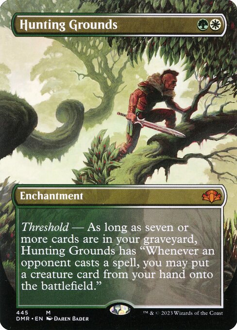 Hunting Grounds (Borderless) (Foil) - Dominaria Remastered