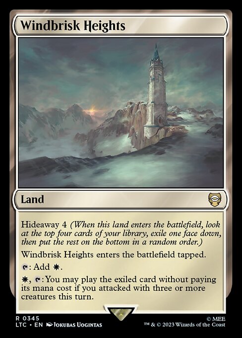 Windbrisk Heights - Commander: The Lord of the Rings: Tales of Middle-earth
