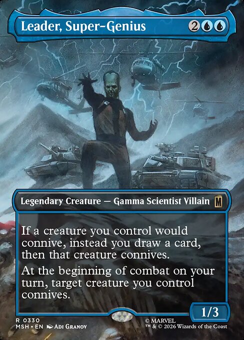 Leader, Super-Genius (Borderless) - Marvel Super Heroes