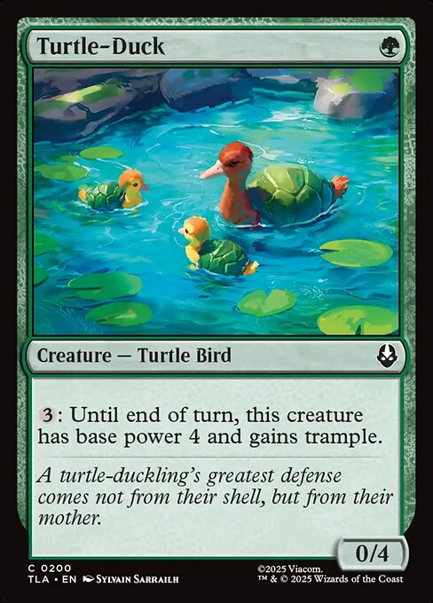 Turtle-Duck (Foil) - Avatar: The Last Airbender