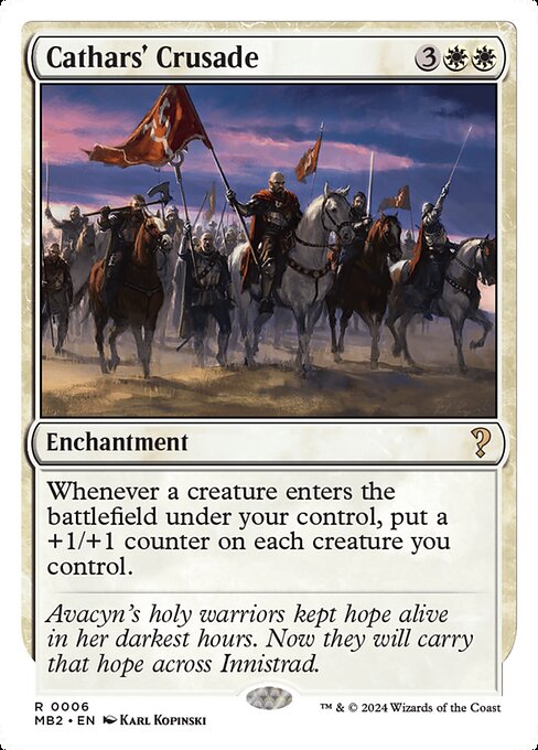 Cathars' Crusade (White Border) - Mystery Booster 2