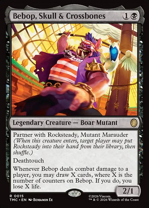 Bebop, Skull & Crossbones - Commander: Teenage Mutant Ninja Turtles