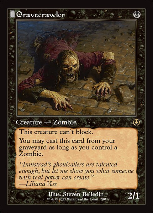 Gravecrawler (Retro Frame) (Foil) - Innistrad Remastered
