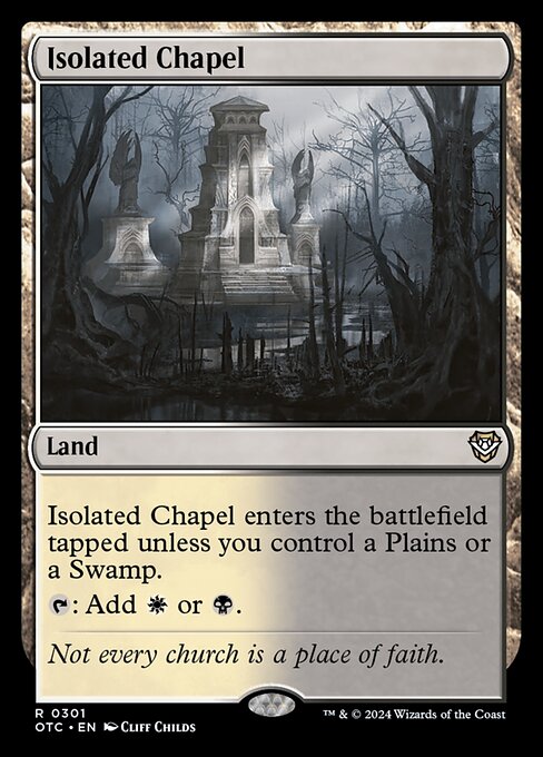 Isolated Chapel - Commander: Outlaws of Thunder Junction