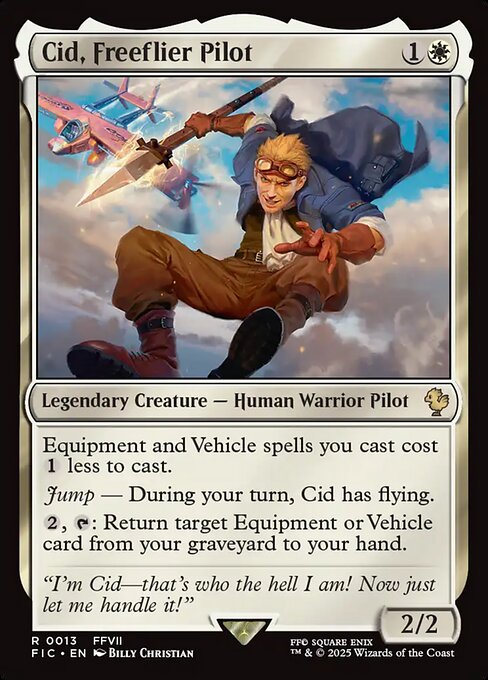 Cid, Freeflier Pilot - Commander: FINAL FANTASY