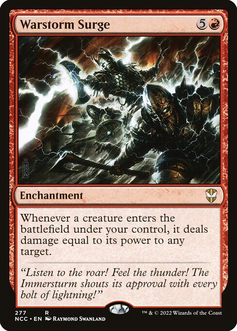 Warstorm Surge - Commander: Streets of New Capenna