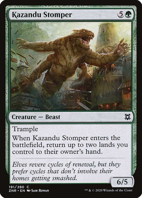 Kazandu Stomper (Foil) - Zendikar Rising