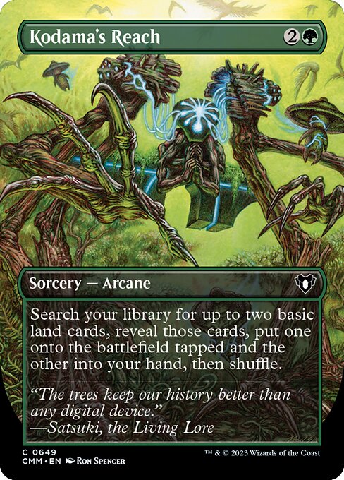 Kodama's Reach (Borderless) - Commander Masters
