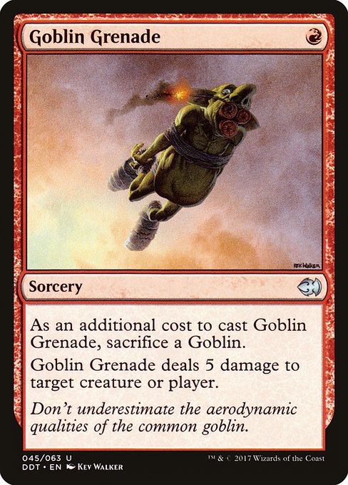 Goblin Grenade (Rush) - Fallen Empires