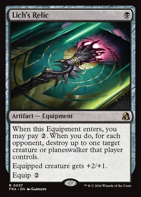 Lich's Relic (Foil) - Reality Fracture