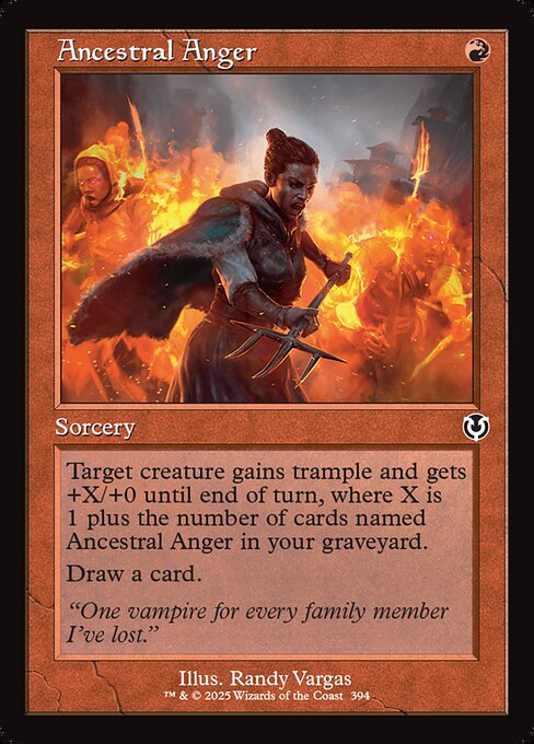 Ancestral Anger (Retro Frame) - Innistrad Remastered