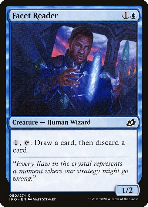 Facet Reader (Foil) - Ikoria: Lair of Behemoths