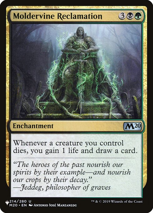 Moldervine Reclamation - The List Reprints