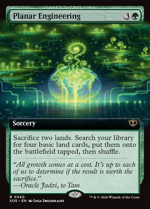 Planar Engineering (Extended Art) - Secrets of Strixhaven