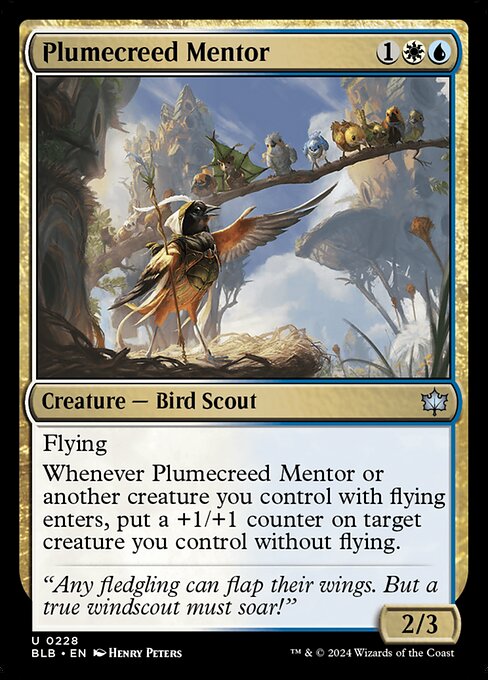 Plumecreed Mentor - Bloomburrow