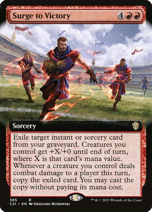 Surge to Victory (Extended Art) - Commander 2021