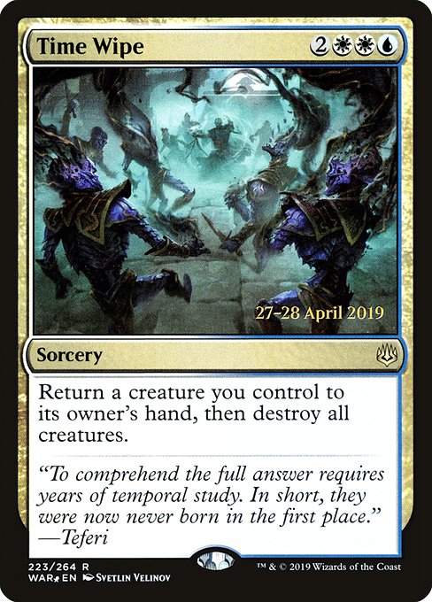 Time Wipe - Prerelease Cards