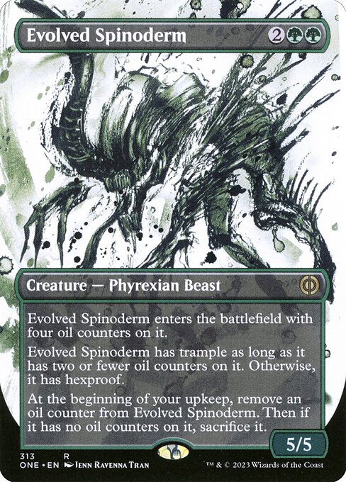 Evolved Spinoderm (Showcase) - Phyrexia: All Will Be One