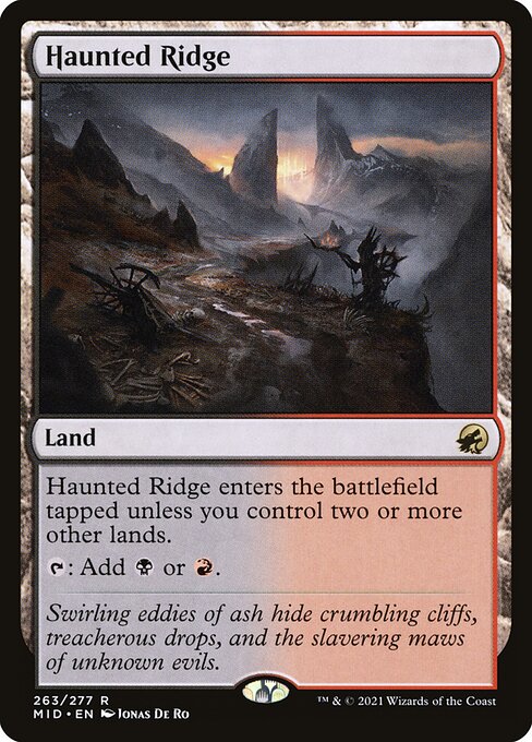 Haunted Ridge (Foil) - Innistrad: Midnight Hunt