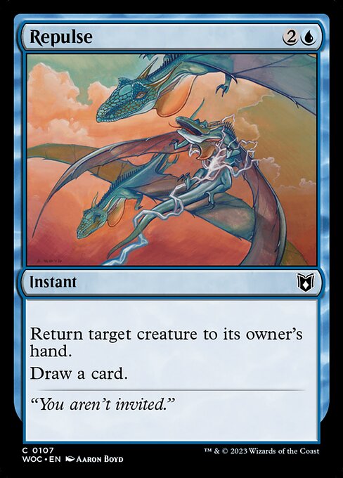 Repulse - Commander: Wilds of Eldraine