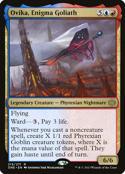 Ovika, Enigma Goliath (Foil) - Phyrexia: All Will Be One