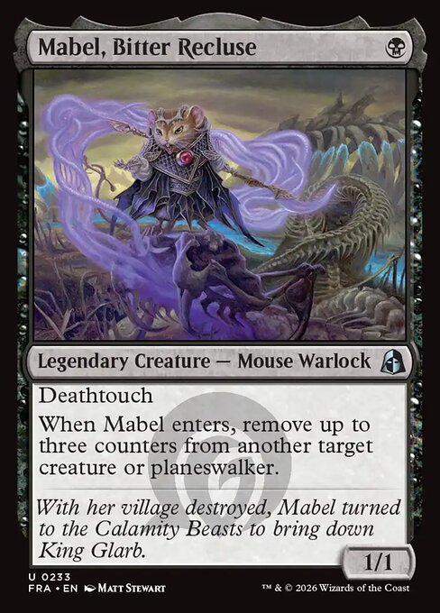Mabel, Bitter Recluse (Foil) - Reality Fracture