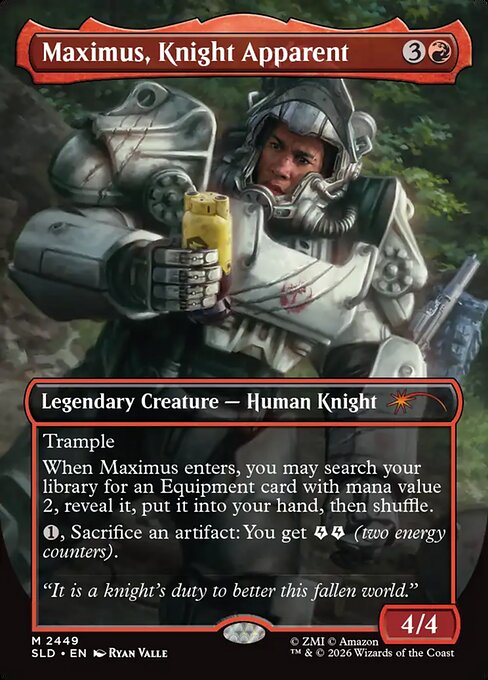 Maximus, Knight Apparent (Foil) - Secret Lair Drop Series