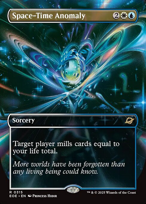 Space-Time Anomaly (Borderless) (Foil) - Edge of Eternities