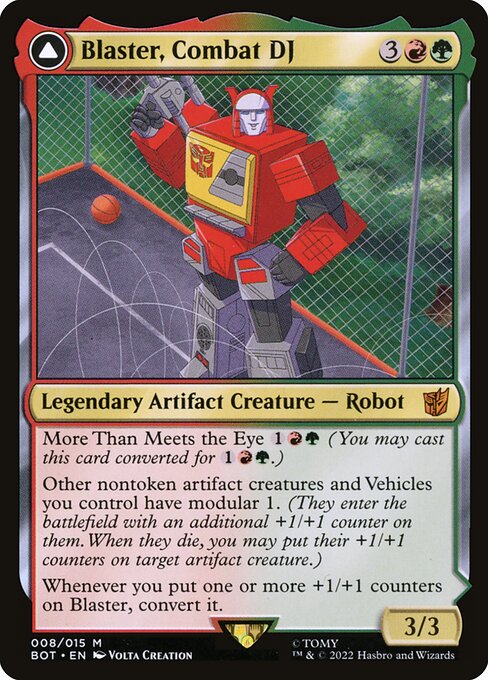 Blaster, Combat DJ - Universes Beyond: Transformers