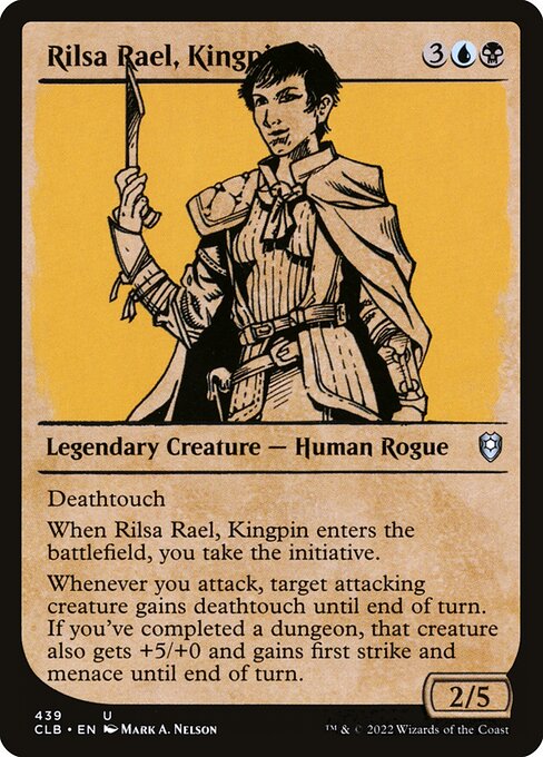 Rilsa Rael, Kingpin (Showcase) - Commander Legends: Battle for Baldur's Gate