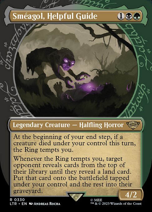 Smeagol, Helpful Guide (Showcase) (Foil) - Universes Beyond: The Lord of the Rings: Tales of Middle-earth