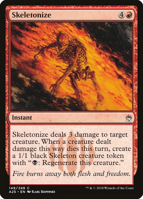 Skeletonize - Masters 25