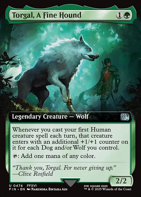 Torgal, A Fine Hound (Extended Art) - FINAL FANTASY