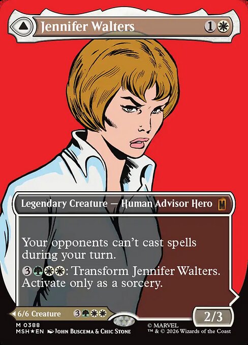 Jennifer Walters (Borderless) (0388) (Foil) - Marvel Super Heroes