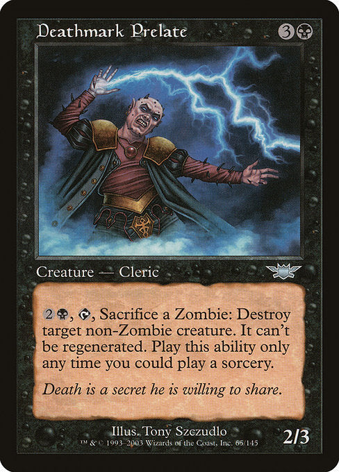 Deathmark Prelate (Foil) - Legions