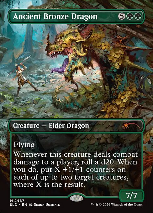 Ancient Bronze Dragon (Foil) - Secret Lair Drop Series