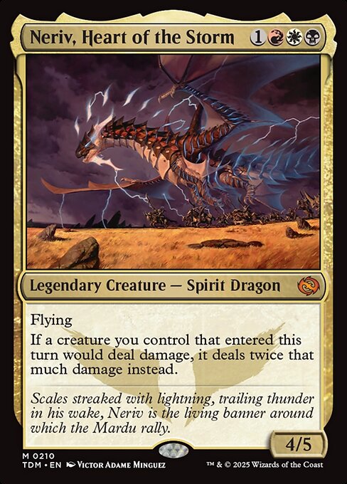 Neriv, Heart of the Storm (Foil) - Tarkir: Dragonstorm