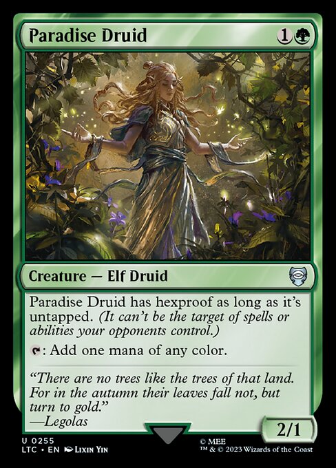 Paradise Druid - Commander: The Lord of the Rings: Tales of Middle-earth