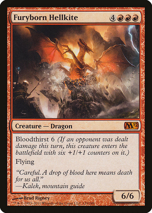 Furyborn Hellkite - Magic 2012 (M12)