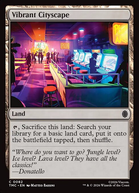 Vibrant Cityscape - Commander: Teenage Mutant Ninja Turtles