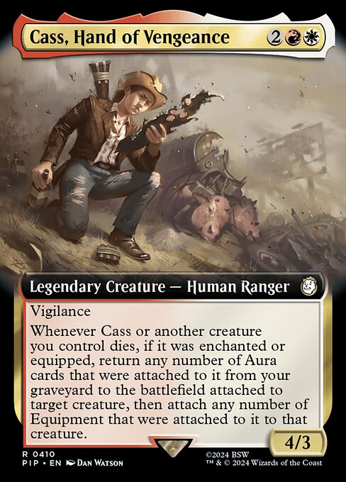 Cass, Hand of Vengeance (Extended Art) (Foil) - Universes Beyond: Fallout