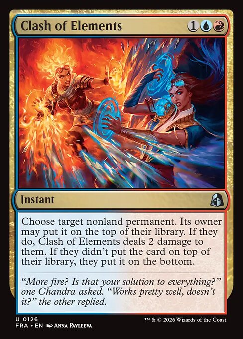 Clash of Elements (Foil) - Reality Fracture