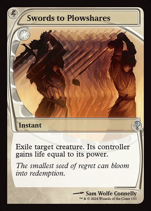 Swords to Plowshares (Future Sight) - Mystery Booster 2