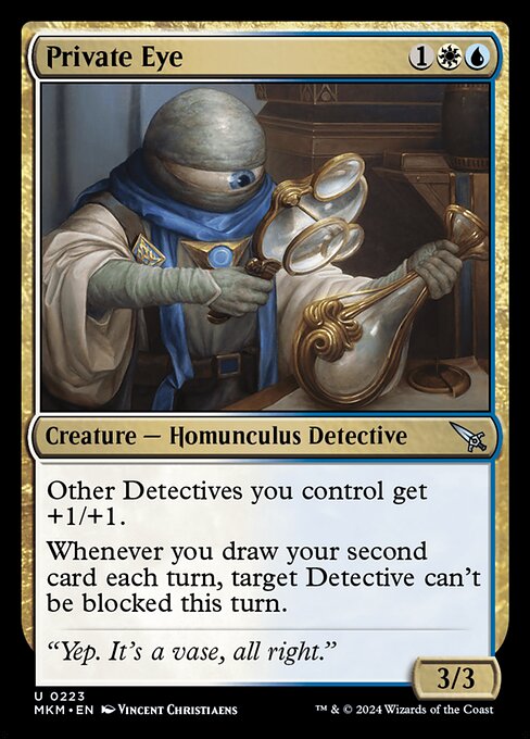 Private Eye (Foil) - Murders at Karlov Manor