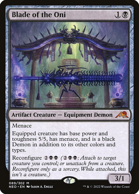 Blade of the Oni (Foil) - Kamigawa: Neon Dynasty