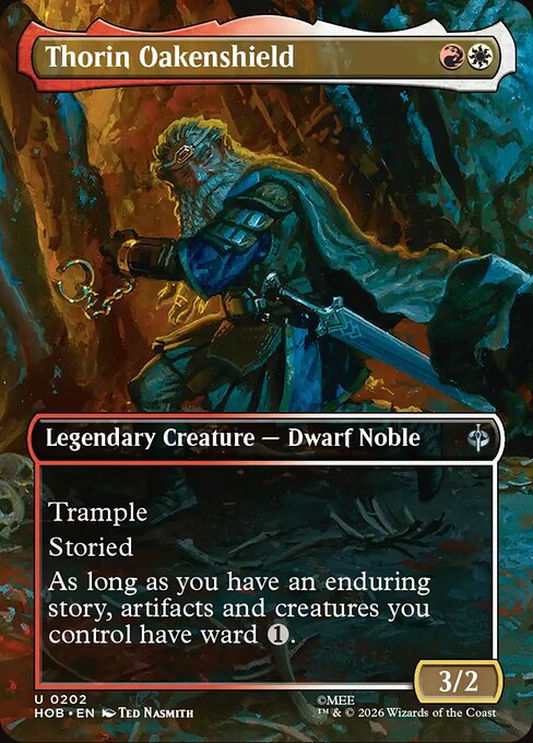 Thorin Oakenshield (Borderless) (Foil) - The Hobbit